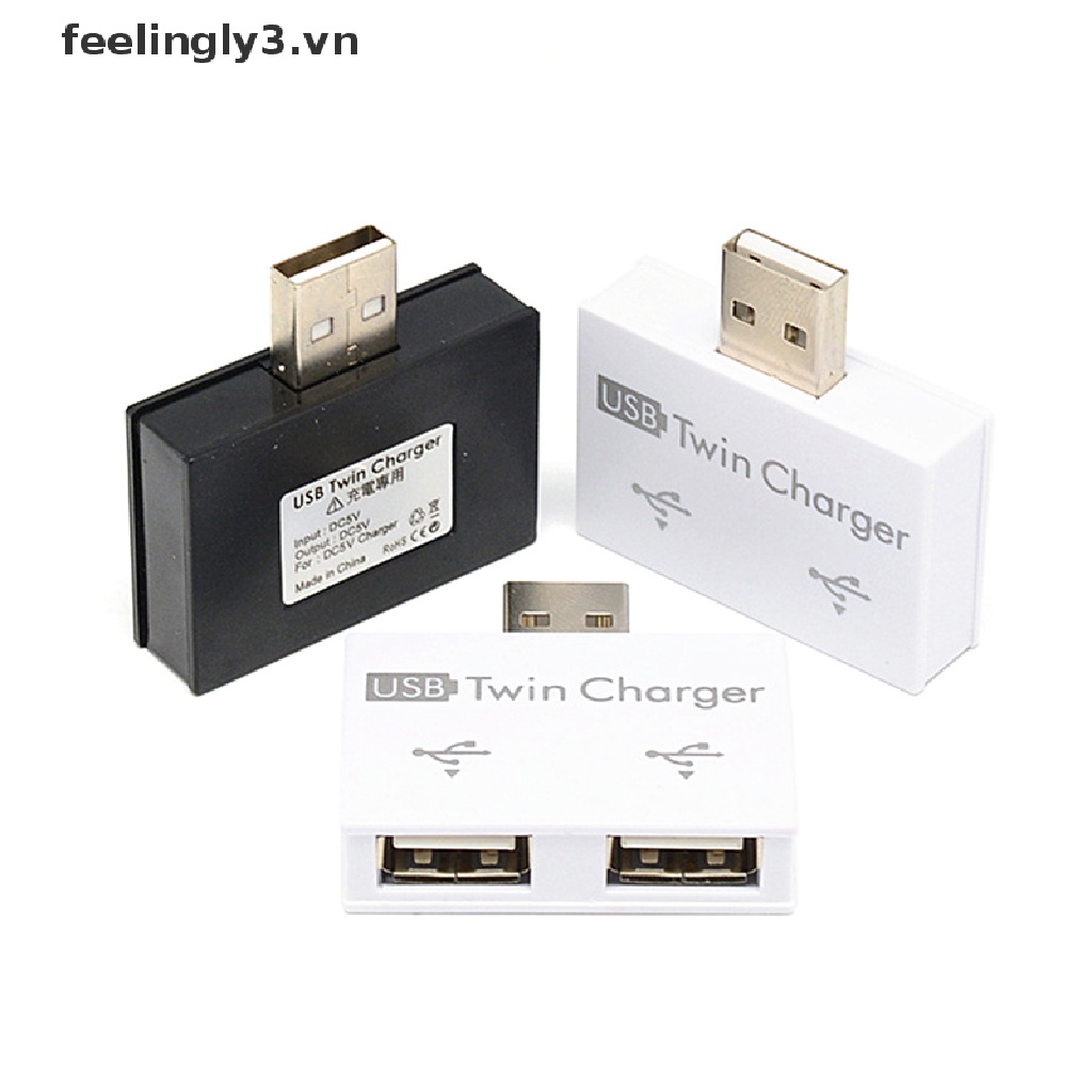 Bộ Chia 2 Cổng USB 2.0 Đầu Cắm Sang Hai Cổng USB Chuyên Dụng