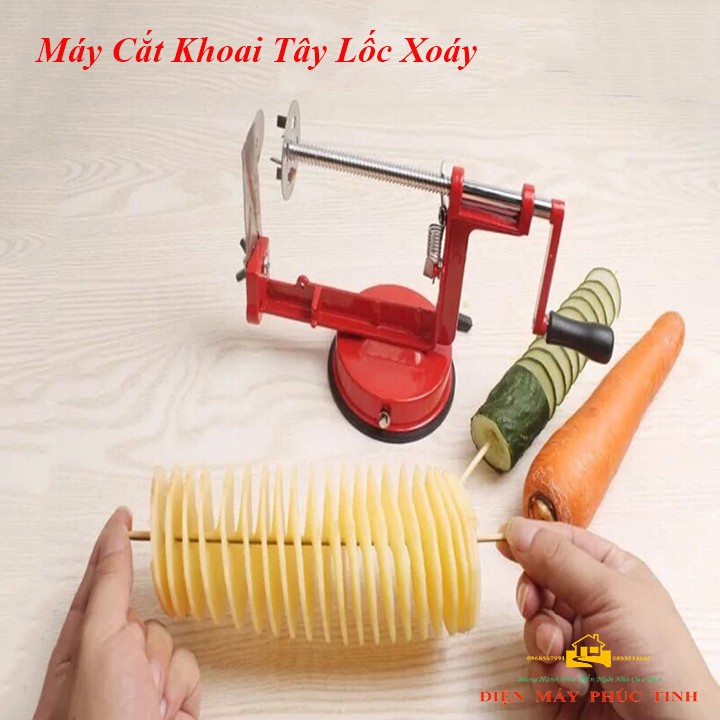 Dụng Cụ Cắt Khoai Tây Lốc Xoáy Đa Năng
