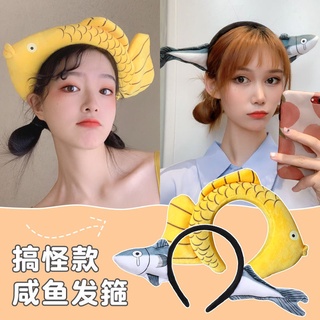 Cài tóc phối mô hình nhồi bông phong cách hoạt hình Hàn Quốc đáng yêu