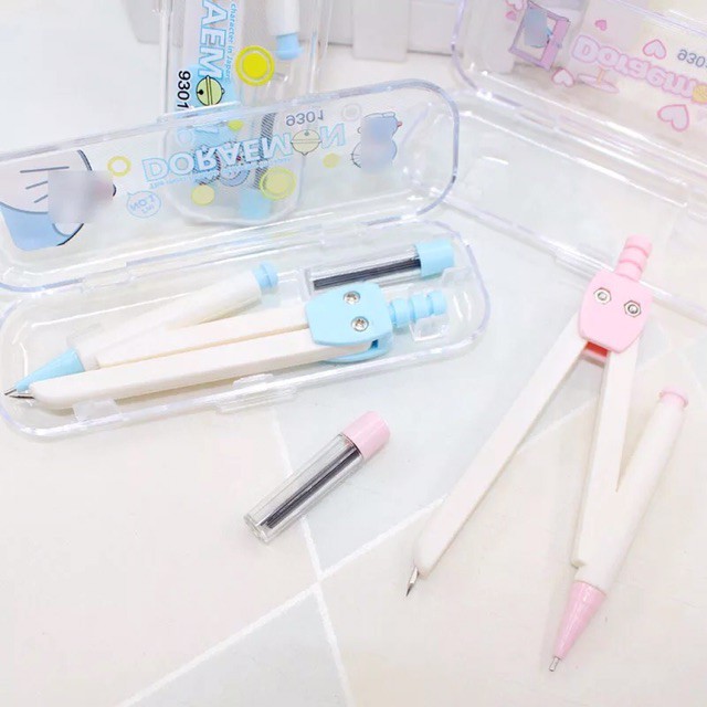 Compa Sỉ 😍FREESHIP😍 12 Chiếc Compa Bút Chì Bấm 9301