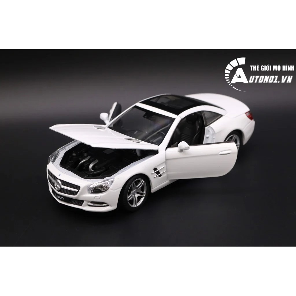 MÔ HÌNH XE MERCEDES SL500 2012 WHITE 1:24 WELLY 6666