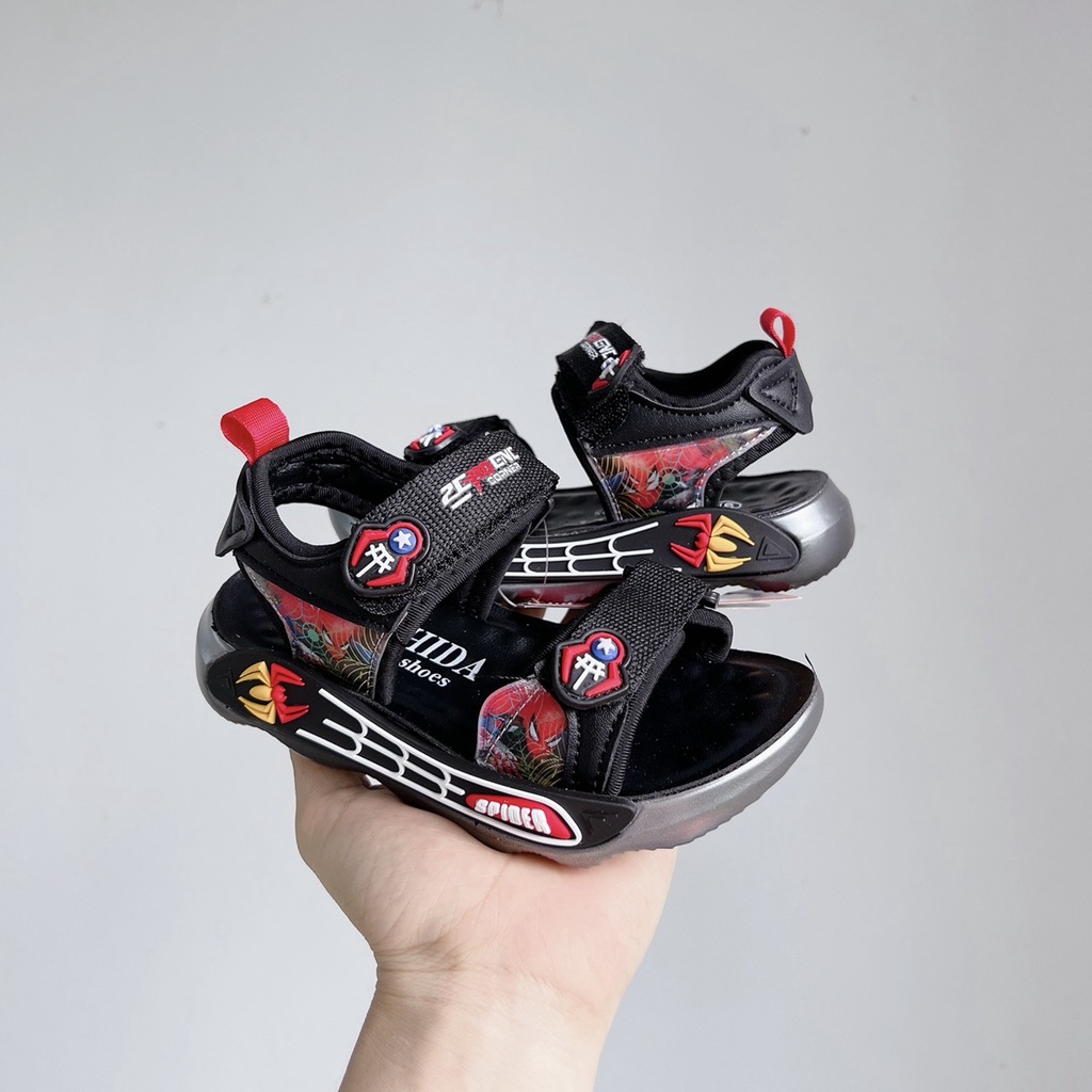 Sandal bé trai - dép quai hậu cho bé kiểu dáng thời trang quai vải tùy chỉnh chống trượt tốt Babybees 213 215 (ảnh thật)