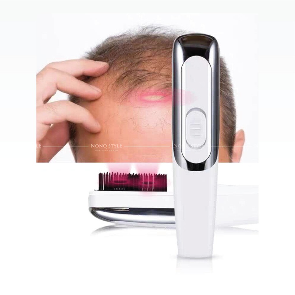 Lược hồng ngoại Massage da đầu - Kích thích mọc tóc, chống rụng tóc, giúp thử giản, giảm stress - BH 3 THÁNG