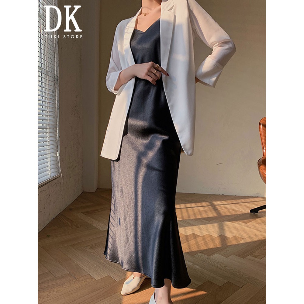 HOT 2021 | Áo vest nữ blazer chất liệu Lụa cực sang - DUKI STORE