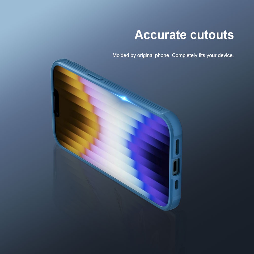 Ốp Điện Thoại Nillkin Bằng TPU + PC Chống Sốc Có Nắp Trượt Bảo Vệ Camera Cho iPhone 14