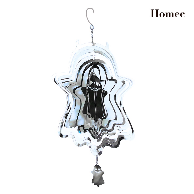 Ghost Wind Spinner Hanging Decoration Home Indoor Yard Living Room Ornament