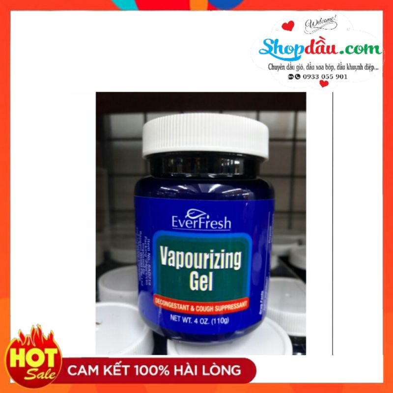 Dầu cù là cảm cúm Vapourizing Gel 110gr