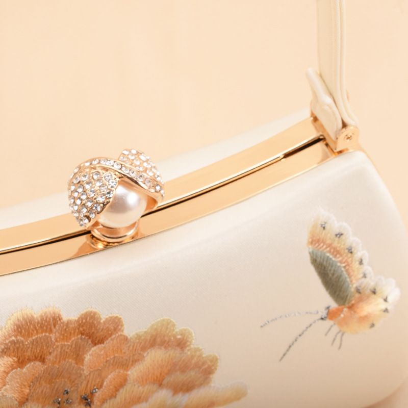 SAN HÀNG TÚI XÁCH DỰ TIỆC THÊU HOA TÚI TRUNG NIÊN SANG TRỌNG CAO CẤP