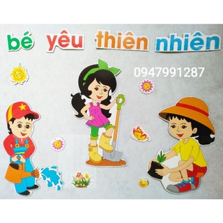 Bộ góc bé yêu thiên nhiên
