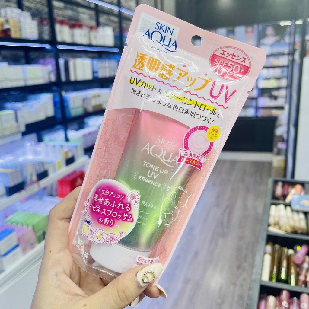 Kem Chống Nắng Hiệu Chỉnh Màu Da SKIN AQUA Tone Up UV Essence SPF50+ PA+++ - 80g