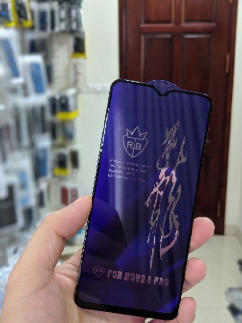 Cường lực 6D Redmi Note 8 Pro / Oppo Realme 5 / Opp A9 2020  dùng chung Full màn bóng mượt