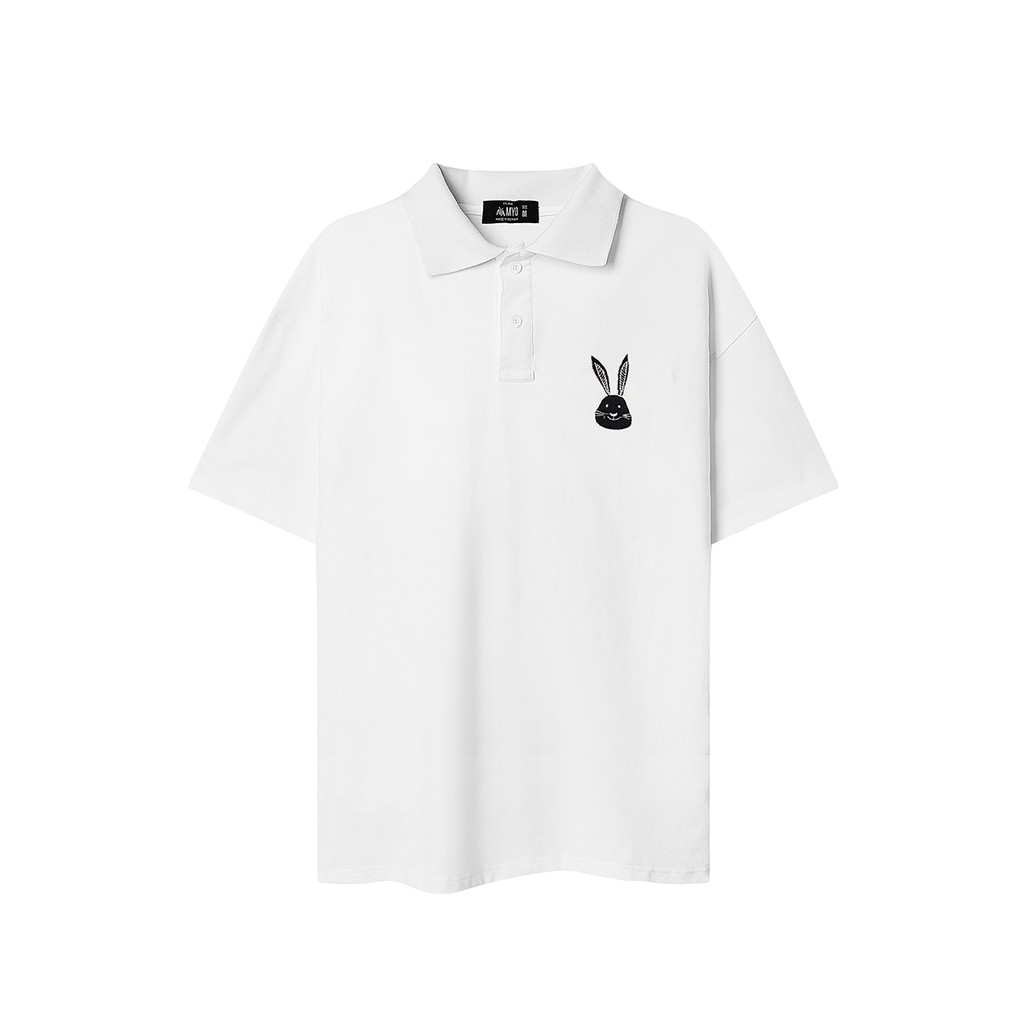 Áo Thun Polo Cao Cấp Tay Lỡ MYO Vải Cotton Thêu Rabbit