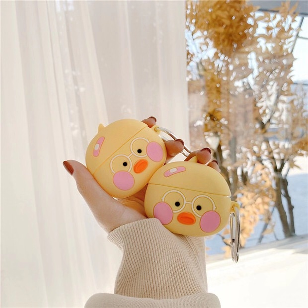 Vỏ Bảo Vệ Hộp Sạc Tai Nghe TPU Hình Vịt Acid Mới 2021 Cho compatible AirPods3 compatible AirPods3 compatible AirPods3gen compatible AirPods Pro compatible AirPods2 Gen