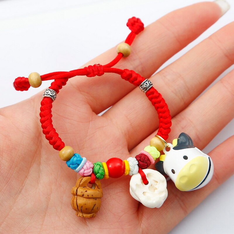 Chuông leng keng hình 12 con giáp dùng trang trí tiệc Giáng sinh/ làm đồ thủ công