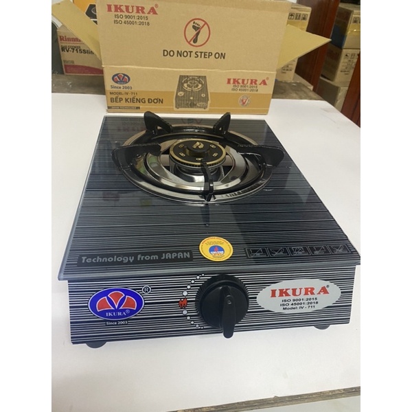 Bếp Ga Đơn IKURA- IV-711- Tiết Kiệm Ga-Lửa Xanh
