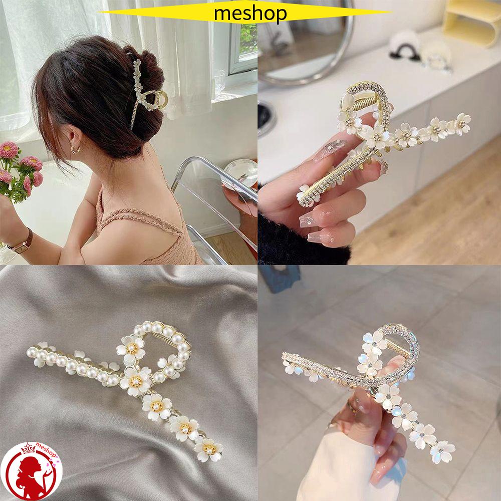 Kẹp Tóc Đuôi Ngựa Bằng Hợp Kim Hình Hoa Tua Rua Cho Nữ