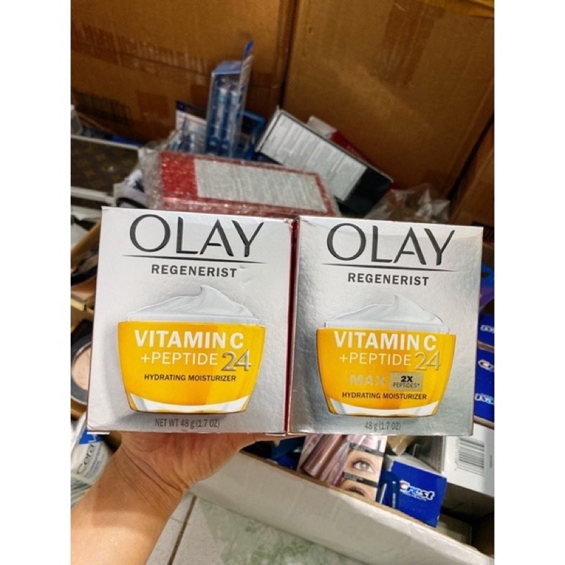 (HÀNG MỸ) Kem làm trắng da Olay Vitamin C Peptide 24 - 48gram