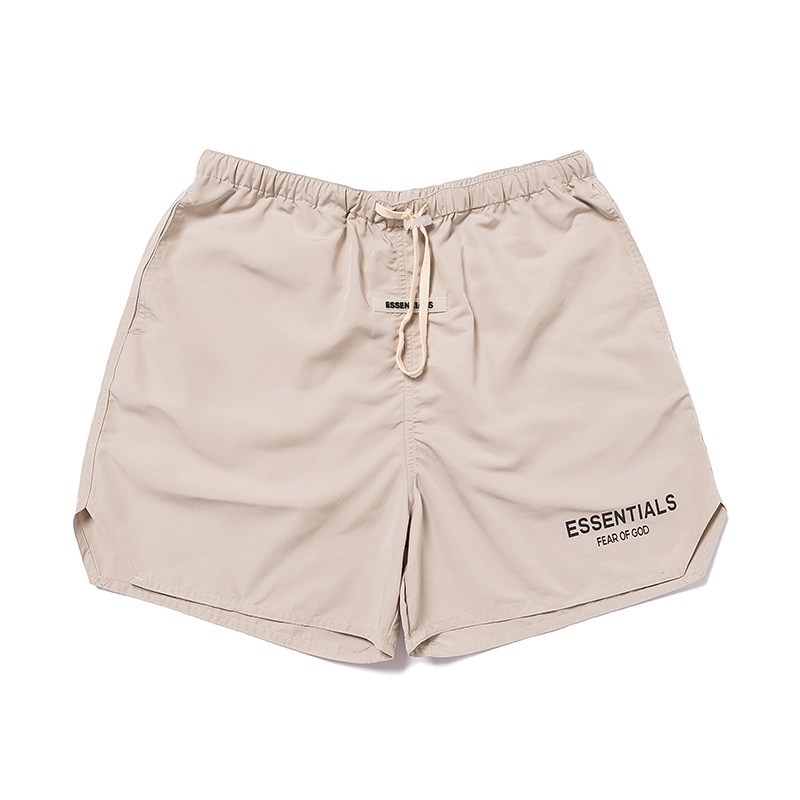 Hàng Mới Về Quần Short Nylon Phản Quang In Chữ Thiết Yếu Bốn Mùa Chất Lượng Cao