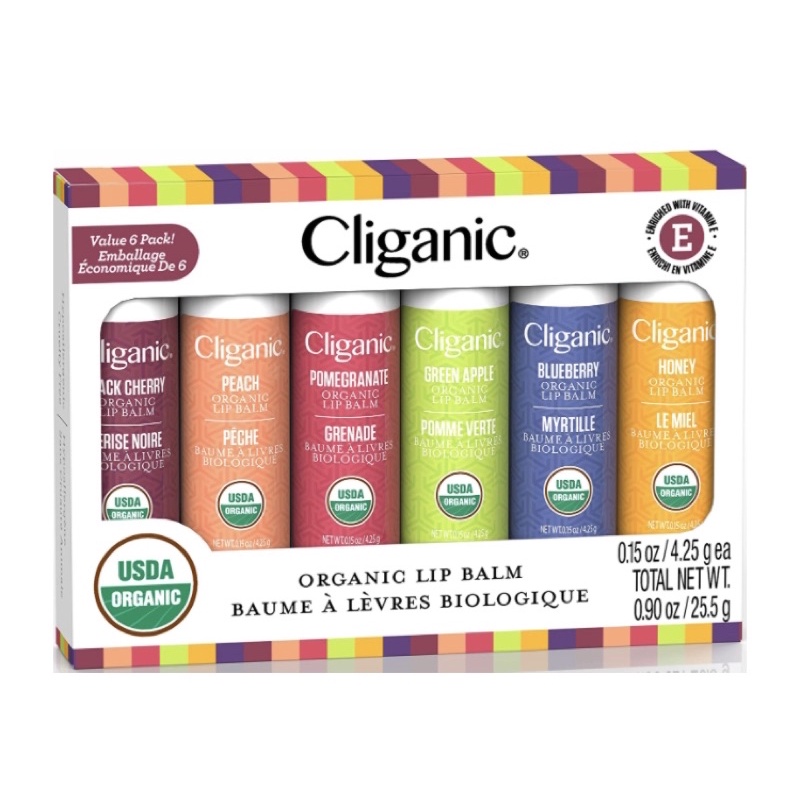 Son dưỡng môi hữu cơ giảm khô nứt nẻ Cliganic Organic 4.25g USA