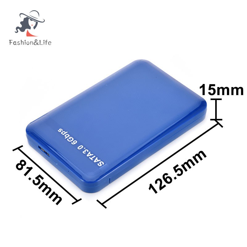 Vỏ Ổ Cứng Ngoài 2.5 Inch Usb 3.0 Sata 3tb 6gbps Hdd Ssd