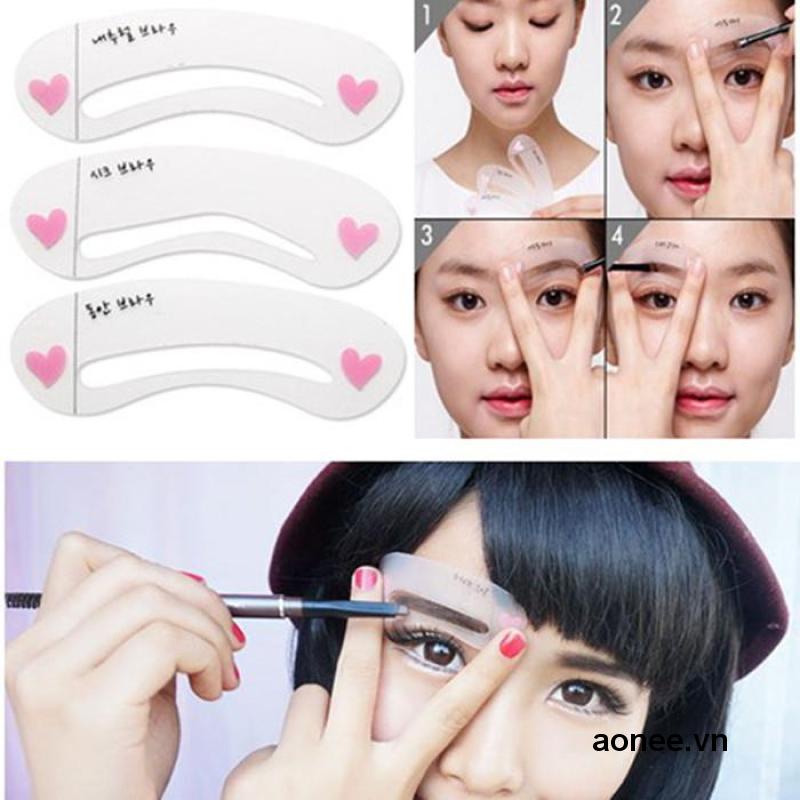 ✨✨Set 3 thẻ khuôn vẽ lông mày tiện dụng