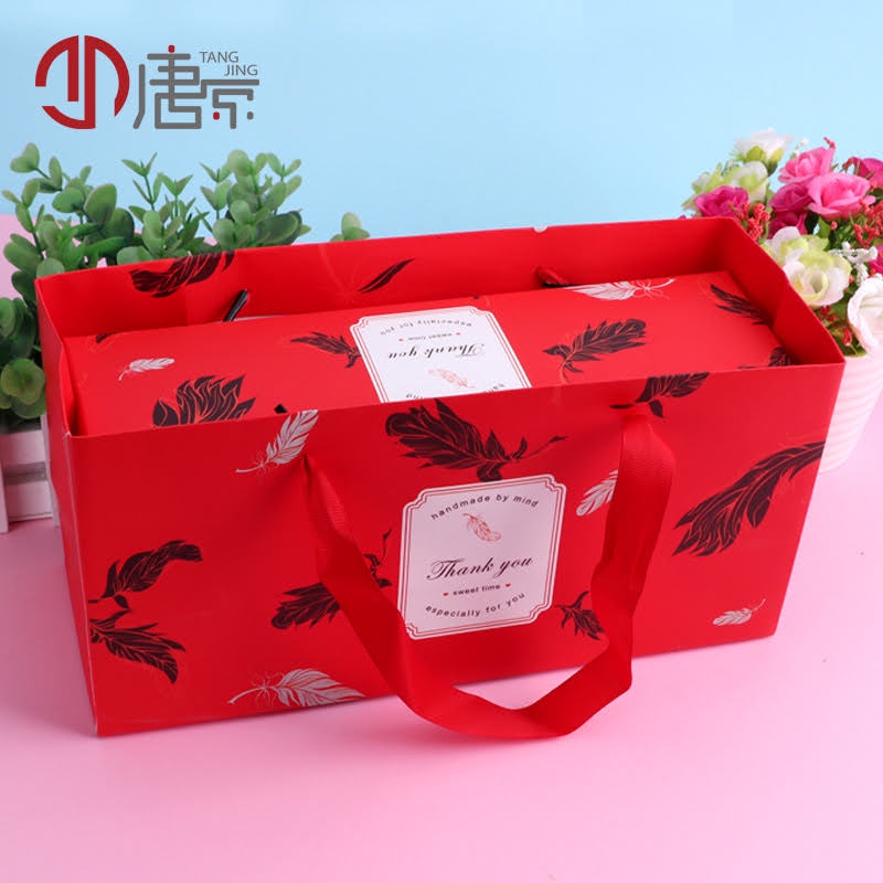 TD23_SET Hộp giấy đựng bánh dứa, donut, cookies +kèm túi xách