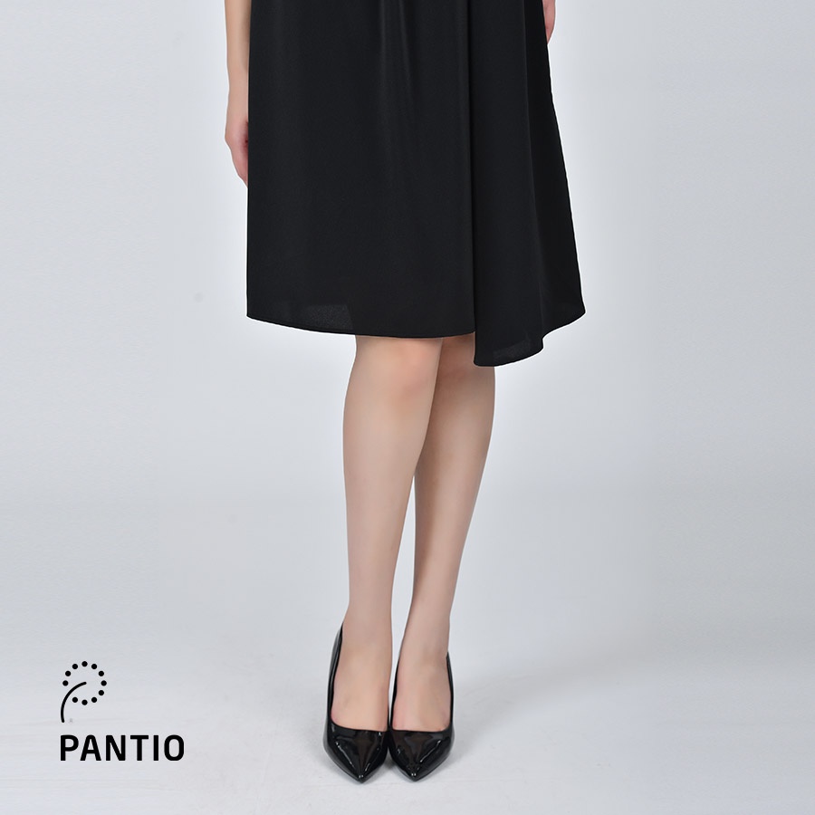 FDP52747 - Đầm dạo phố sát nách hoạ tiết hai màu - PANTIO