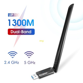 Usb WiFi Không Dây 1300Mbps USB 3.0 5.8GHz/867Mbps 2.4GHz/300Mb Chuyên Dụng Chất Lượng Cao