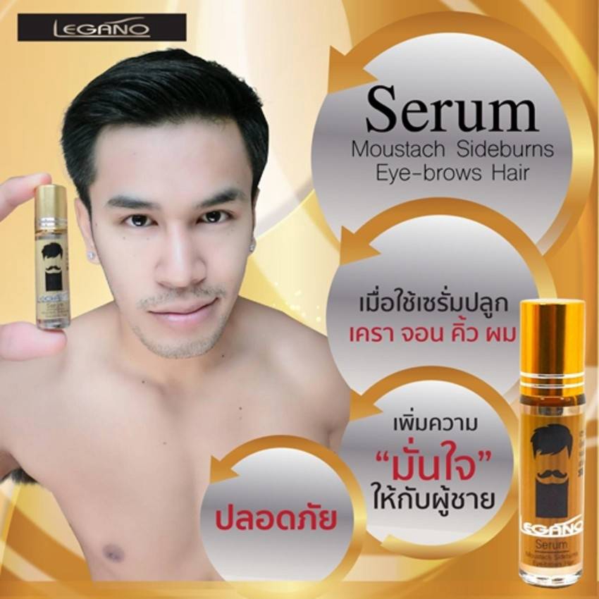 1 chai Serum kích mọc chân mày, mọc tóc, mọc râu Legano Hair Serum NỘI ĐỊA THÁI