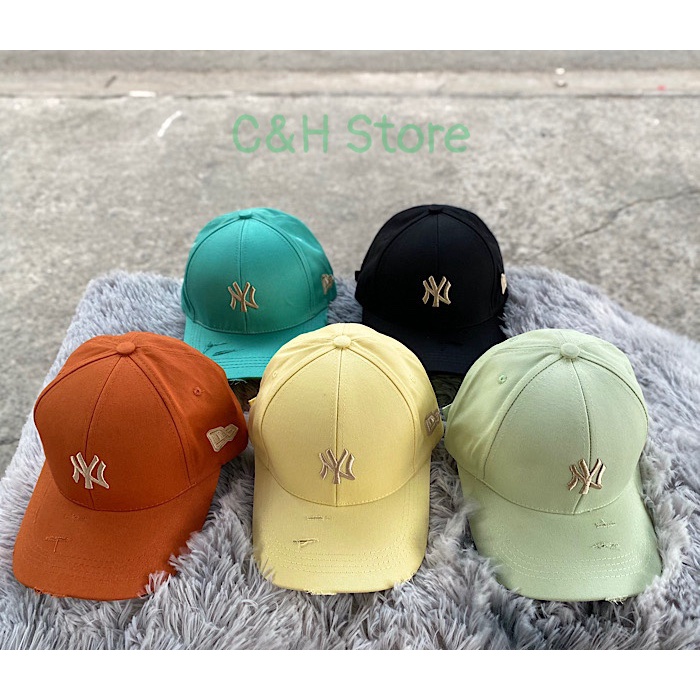 Mũ lưỡi trai nam nữ, nón kết lưỡi trai thêu chữ NY form unisex phong cách Ulzzang Hàn Quốc cá tính năng động NNY25