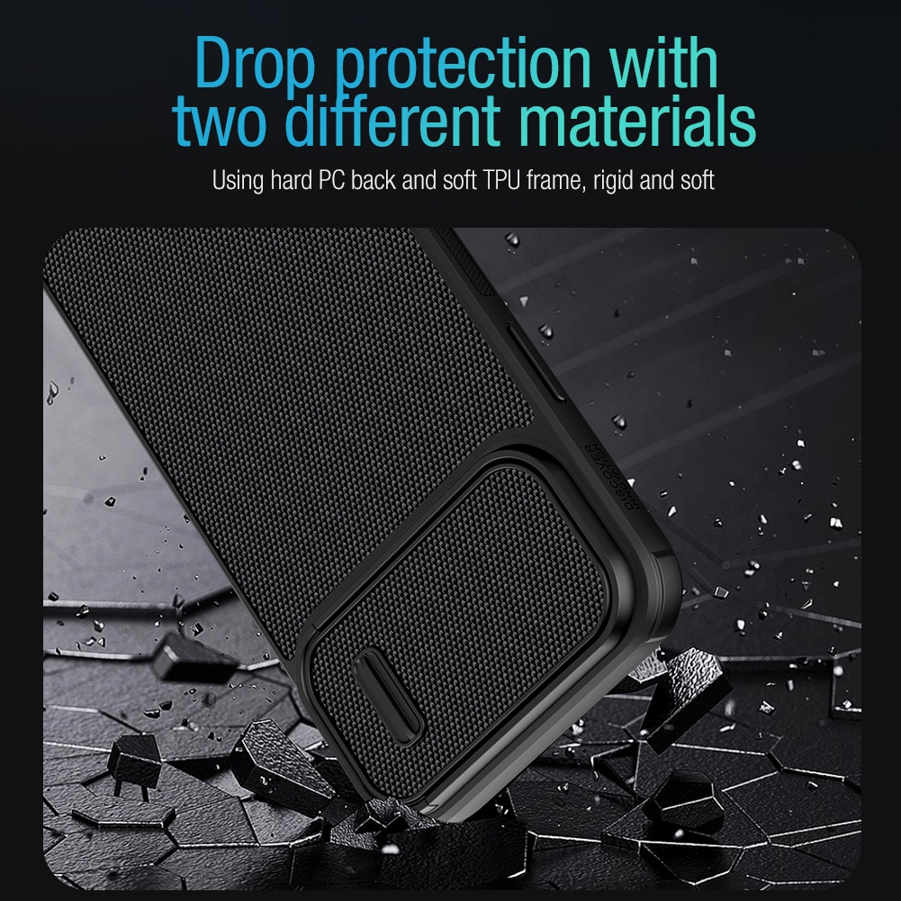 Ốp điện thoại NILLKIN chống sốc/ chống trượt thích hợp cho iPhone 13 Pro Max