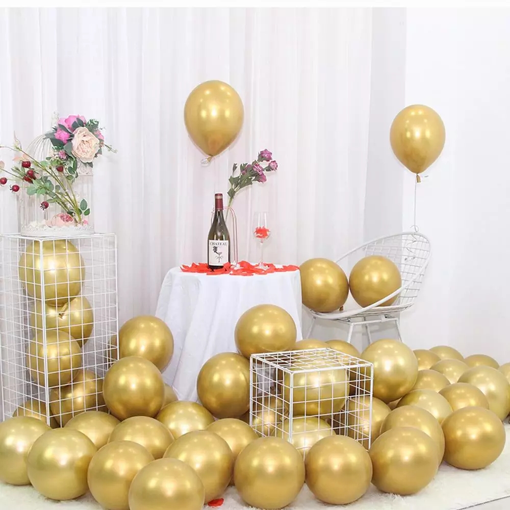 Bộ 10 bong bóng latex 12inch dùng để trang trí các bữa tiệc sinh nhật