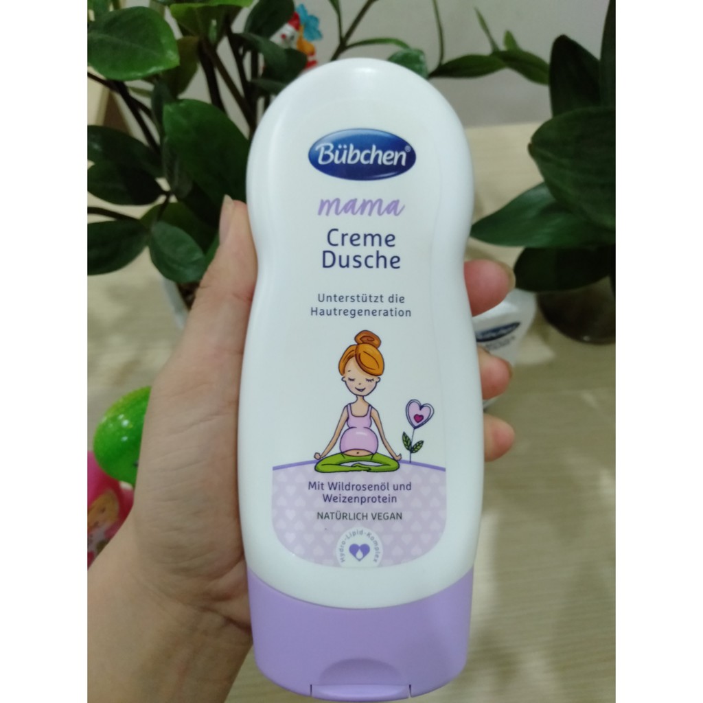 [Hàng Đức] Sữa tắm cho bà bầu Bubchen Mama 230ml thành phần hoàn toàn tự nhiên phù hợp với phụ nữ mang thai