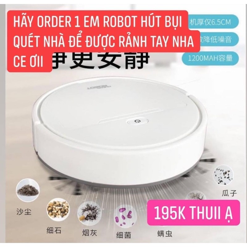 Robot hút bụi + lau nhà