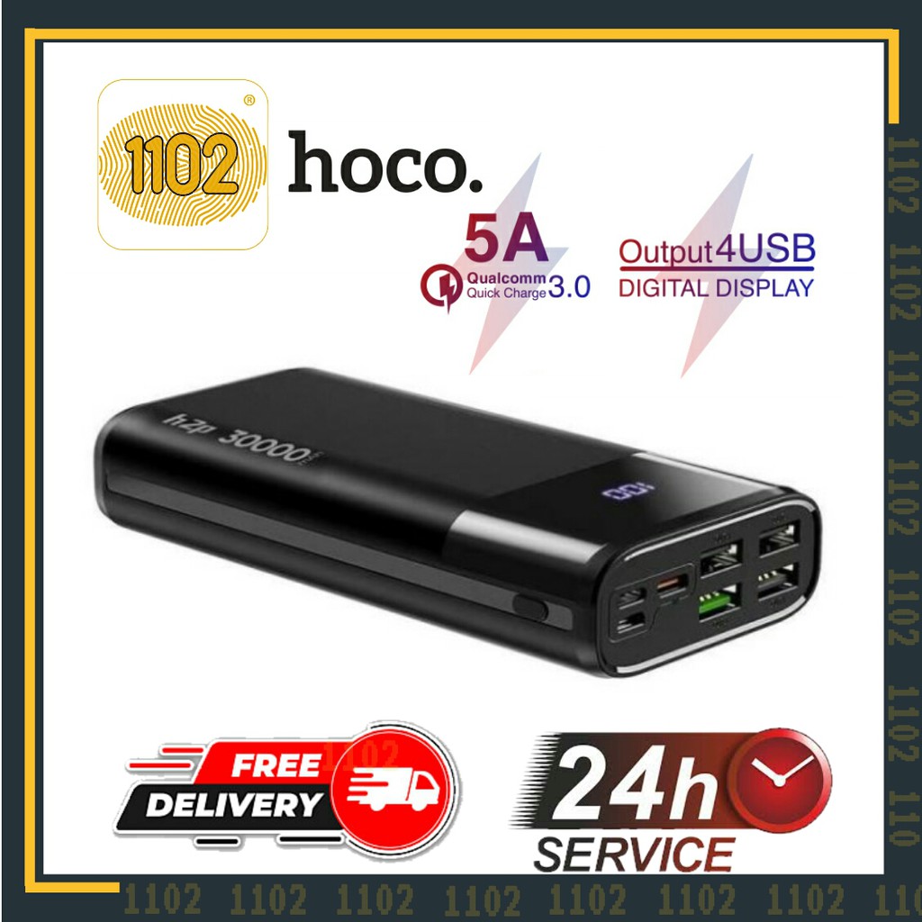 Pin Sạc Dự Phòng 30000mAh 💓Sạc Nhanh 18W Hoco DB09💓 Hỗ Trợ 4 Cổng USB - BẢO HÀNH CHÍNH HÃNG