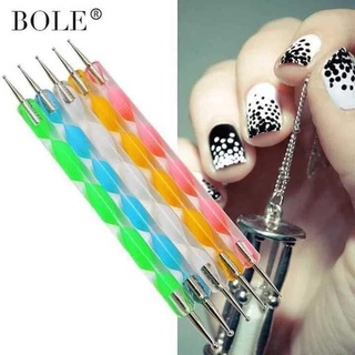 Bút chấm bi nail vẽ móng, Cọ chấm bi đủ size Set 5 cây- có bán lẻ