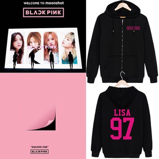 Áo khoác có nón trùm đầu thời trang cho fan hâm mộ nhóm nhạc blackpink jennie