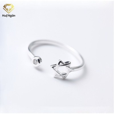 Nhẫn bạc Ý 925 Huệ Ngân - Ngôi sao hi vọng RR1155