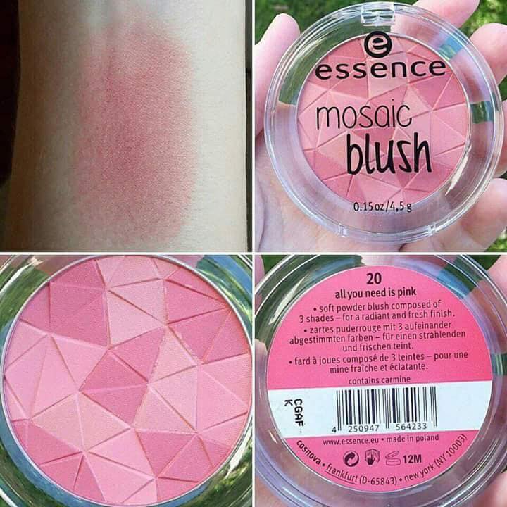 PHẤN MÁ HỒNG ESSENCE MOSAUIC BLUSH ALL YOU NEED IS PINK CHÍNH HÃNG - 10316