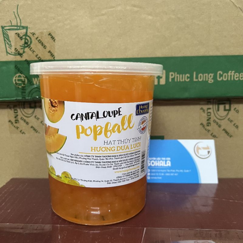 Thạch nổ Thạch thủy tinh (Hạt thủy tinh) Popball Hùng Chương hũ 1kg