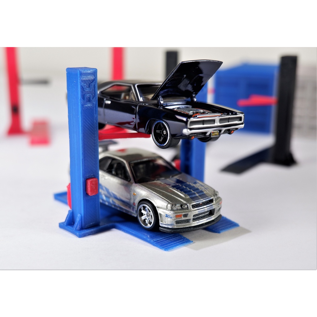 Cầu nâng xe mô hình Hotwheels Tomica Matchbox Minigt