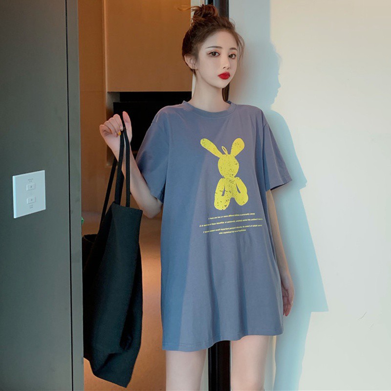 Áo Phông Áo Croptop Áo Thun Tay Ngắn Cổ Tròn Hoạ Tiết Hoạt Hình