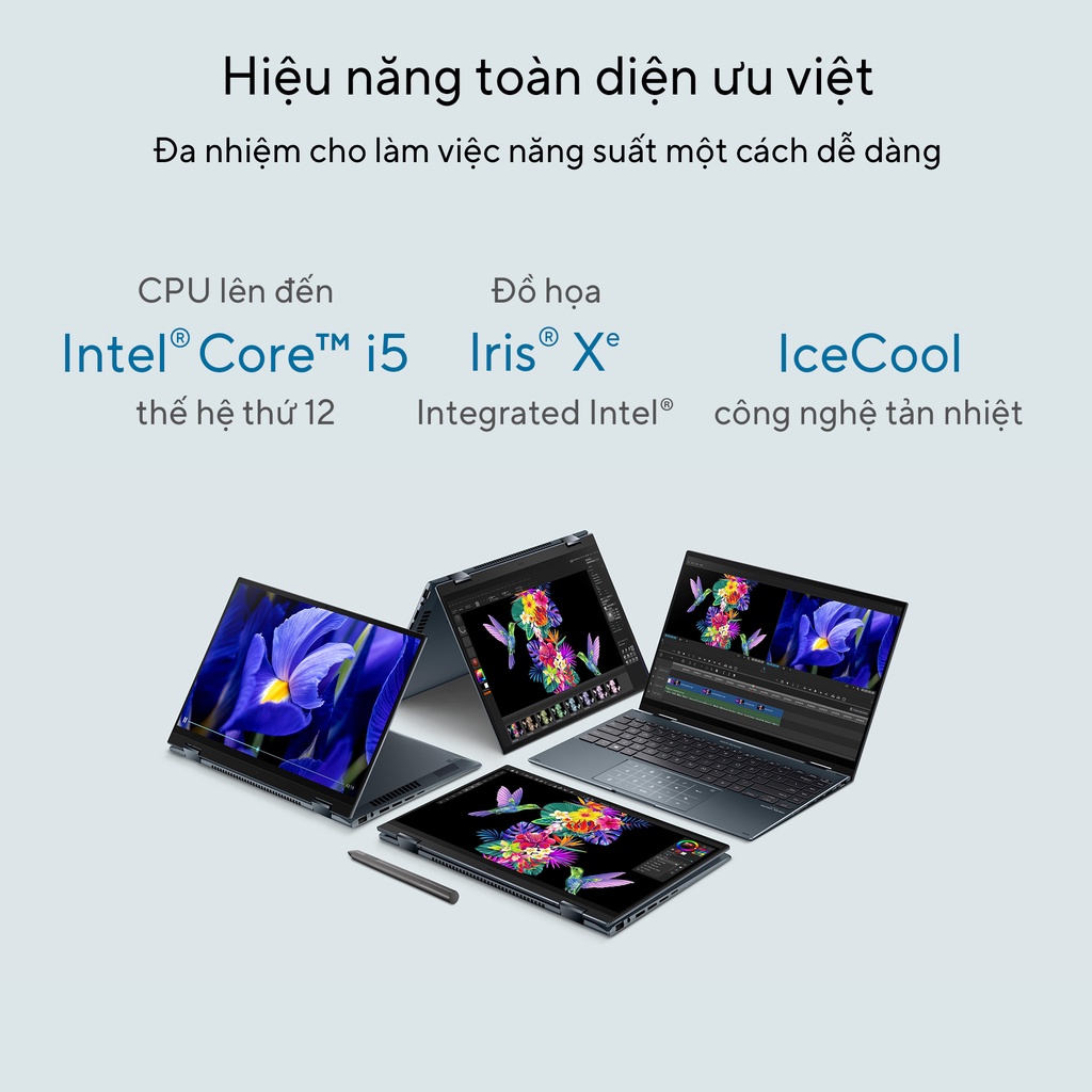 Laptop Asus Zenbook 14 Flip UP5401ZA-KN005W i5-12500H|8GB|512GB|14.0'' 2.8K OLED