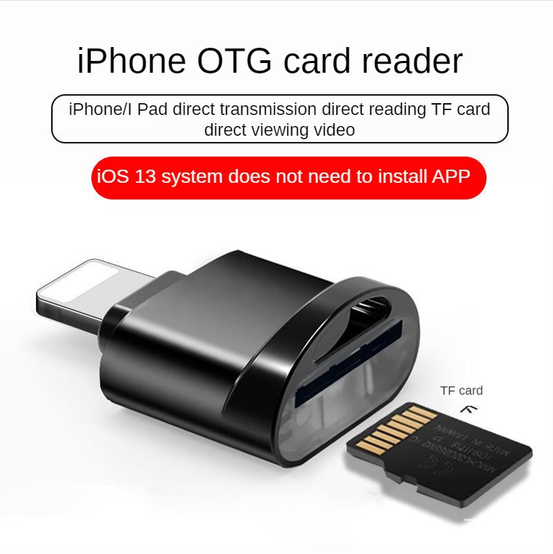 Đầu Đọc Thẻ Nhớ Micro Sd Tf Cho Ios 13 Trên Iphone 12 11