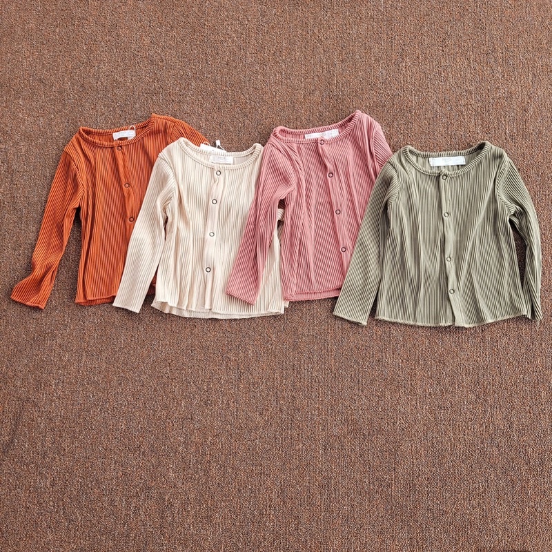 Áo khoác cardigan mềm nhẹ cho bé gái