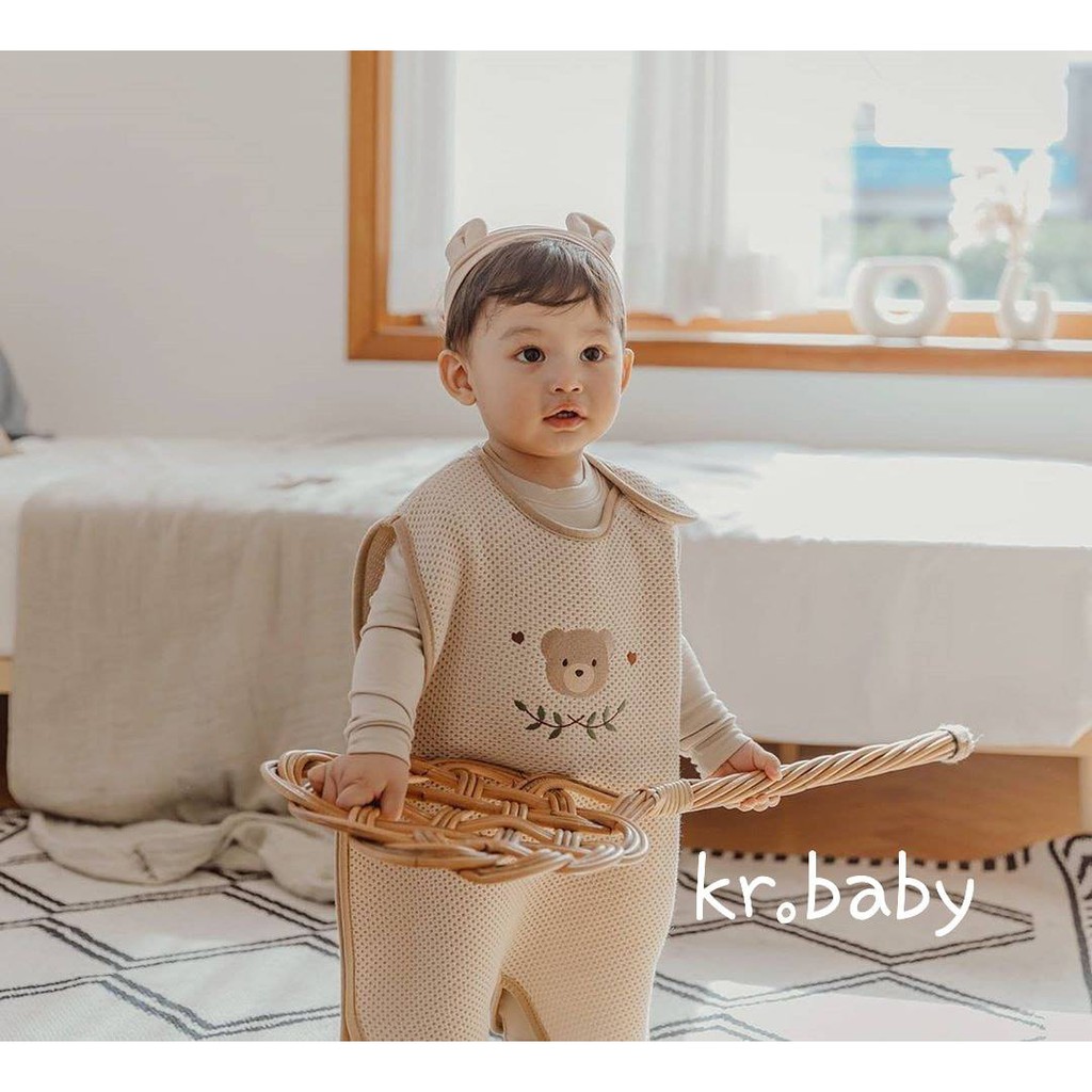 TÚI NGỦ ORGANIC THÊU 3D MADE IN KOREA