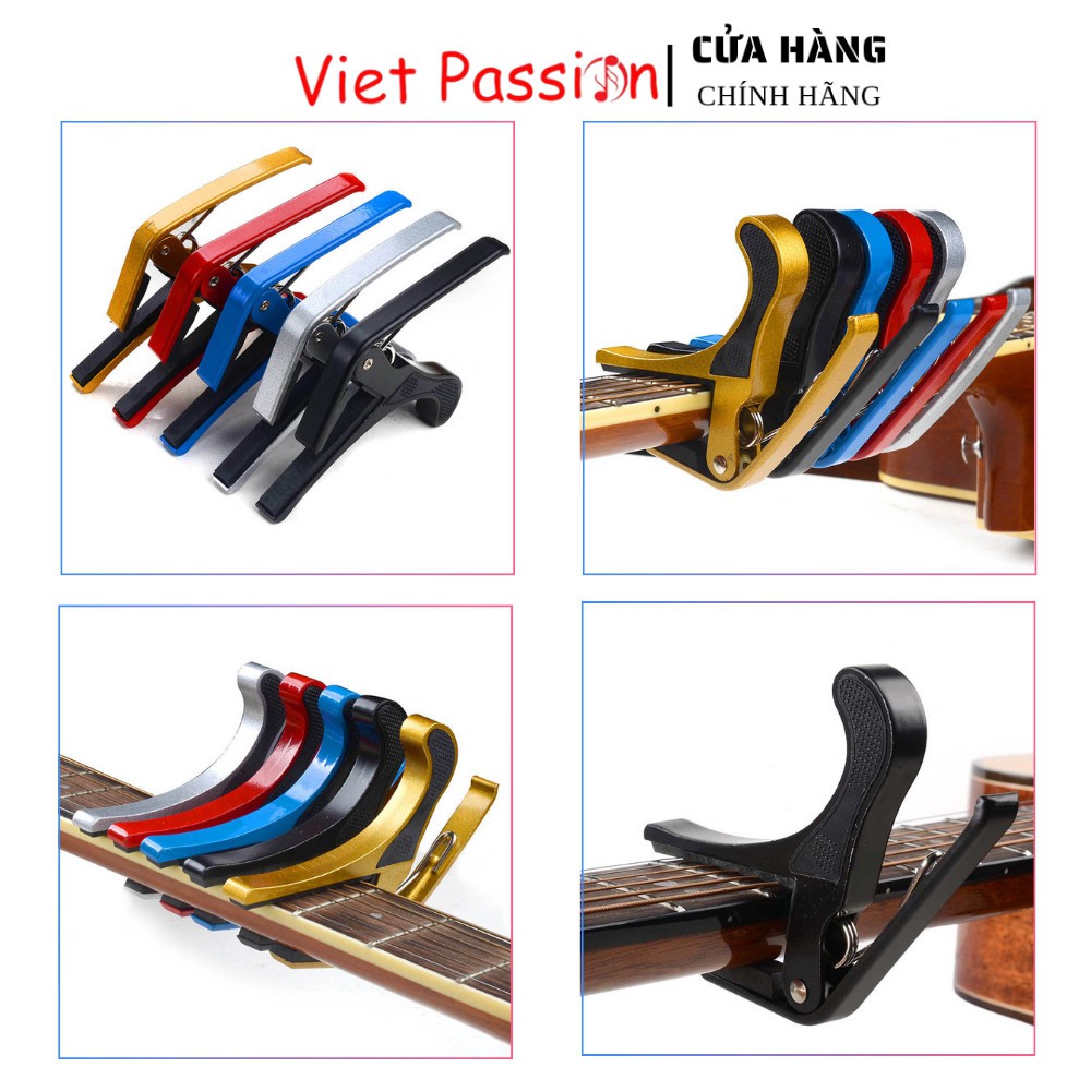 Capo guitar classic acoustic Viet Passion kẹp tăng tông hạ tông dùng cho mọi loại đàn ghi ta