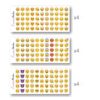 Sticker emoji dán trang trí đa dụng