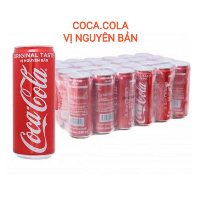 💯Lon coca.cola 330ml (coca đỏ)