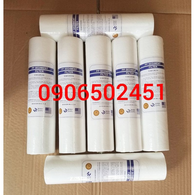 (ẢNH THẬT) Bộ 10 lõi lọc nước số 1 PP 10inch (trắng) HÀNG USA | BigBuy360 - bigbuy360.vn